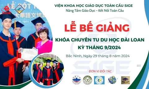 Lễ bế giảng khóa Chuyên Tu du học Đài Loan kỳ tháng 9 năm 2024