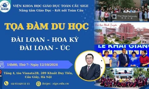 Tọa đàm Du học đột phá: Đài Loan - Mỹ, Đài Loan - Úc