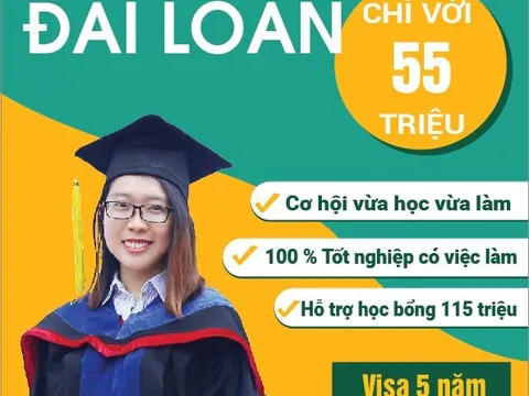 Du học Đài Loan chỉ với 55 triệu