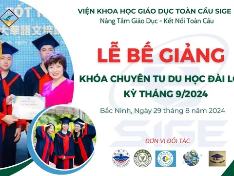Lễ bế giảng khóa Chuyên Tu du học Đài Loan kỳ tháng 9 năm 2024