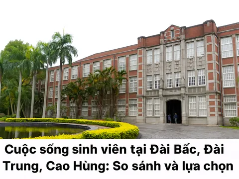 Cuộc sống sinh viên tại Đài Bắc, Đài Trung, Cao Hùng: So sánh và lựa chọn